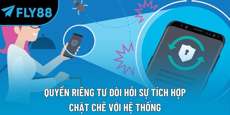 Quyền riêng tư đòi hỏi sự tích hợp chặt chẽ với hệ thống